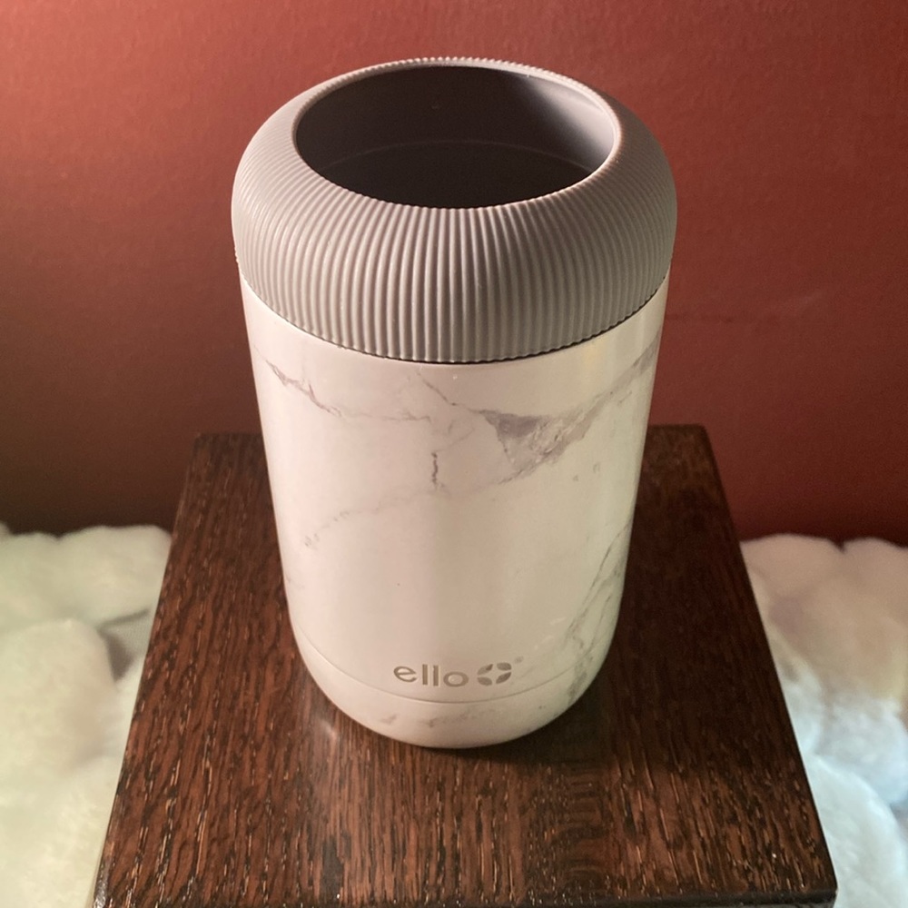 Ello 4-1 Stainless Steel Insulated Can Cooler.Works w/ 12 oz,16 oz,Slim Tall Can